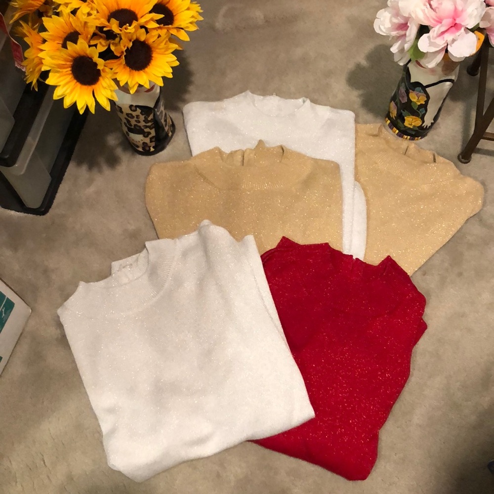Draper n diamonds shimmery blouses